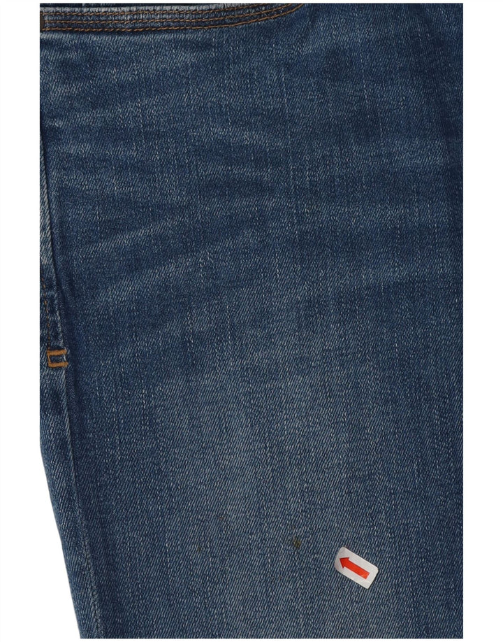 TOMMY HILFIGER Masculino Bootcut Jeans W34 L28 Azul Algodão