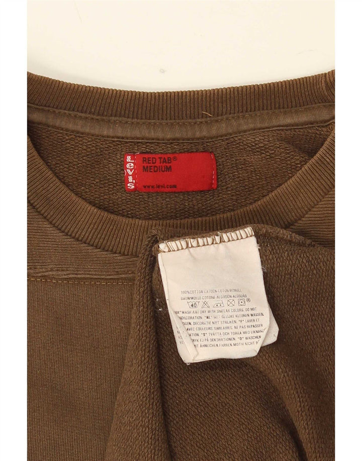 Moletom masculino Levi's Graphic Regular Fit moletom médio marrom algodão