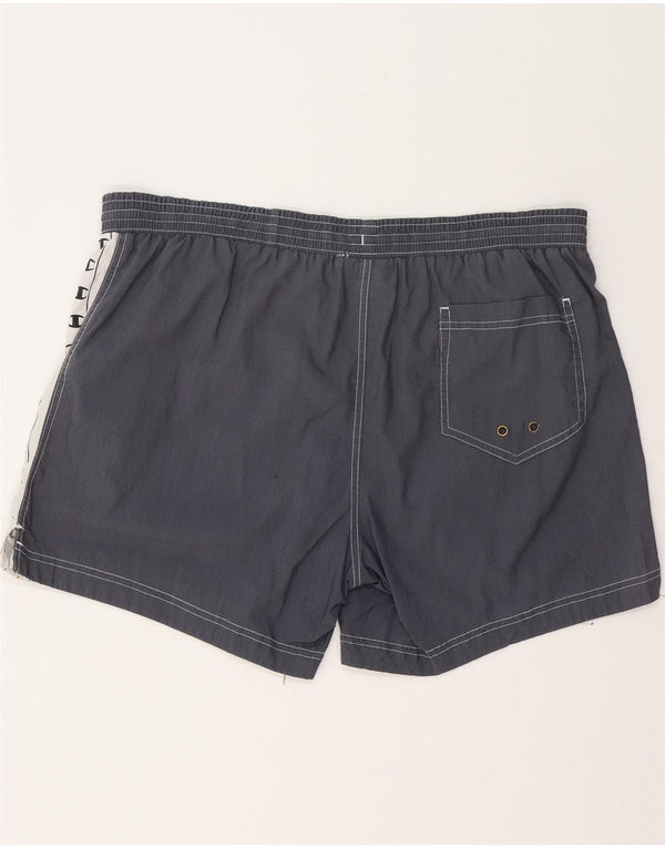 Shorts de natação masculino Champion XL azul marinho colorblock algodão