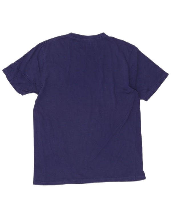 Camiseta gráfica masculina Billabong Top médio algodão azul marinho