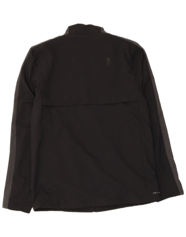 Jaqueta Nike Mens Dri Fit Tracksuit Top Médio Preto Colourblock Poliéster