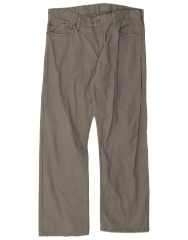 Calça Levi's Masculina 514 Reta Casual W38 L30 Algodão Cinza