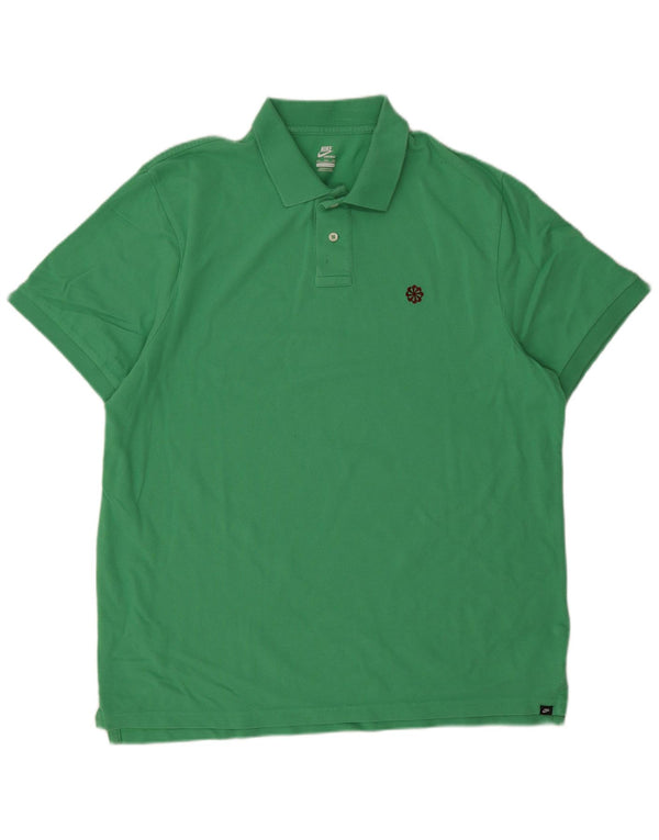 Camisa polo masculina Nike 2XL algodão verde