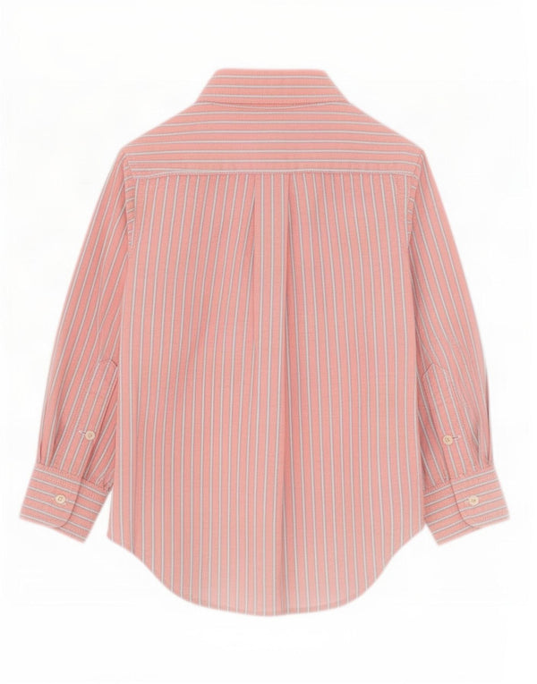 Camisa Ralph Lauren para meninos 18-24 meses algodão listrado rosa
