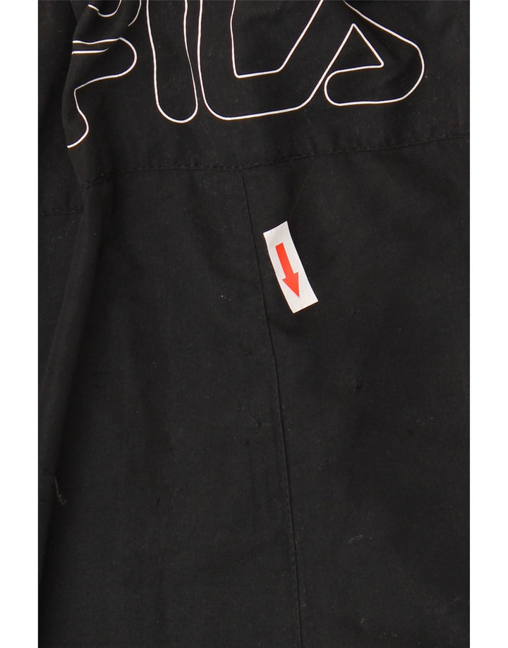 Calça de treino masculina FILA Graphic Capri XL preto poliéster