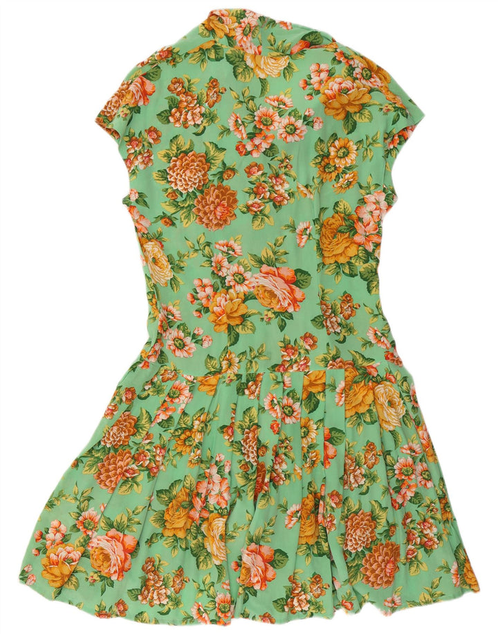 Vestido feminino Spirit IT 44 verde médio floral