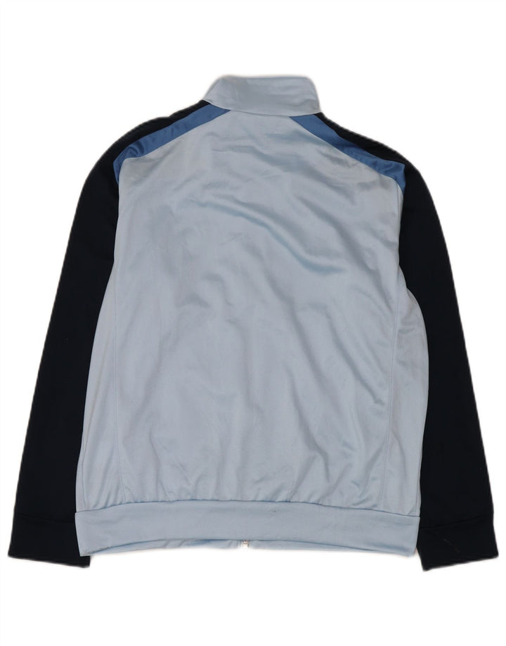 Jaqueta Adidas Meninos Treino Top 13-14 Anos Azul Colorblock Poliéster