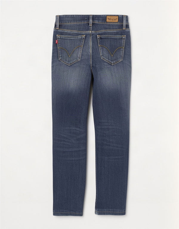Calça jeans feminina Levi's 470 Straight W30 L28 azul