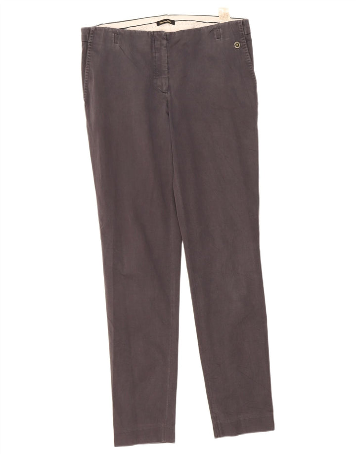 Calça Chino Feminina MASSIMO DUTTI EU 38 Pequeno W32 L30 Algodão Marrom