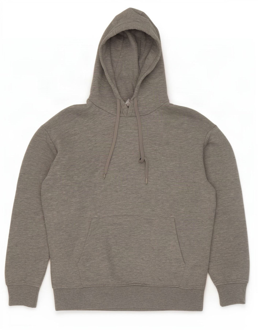 Zara Mens Hoodie Jumper Médio Cinza Salpicado
