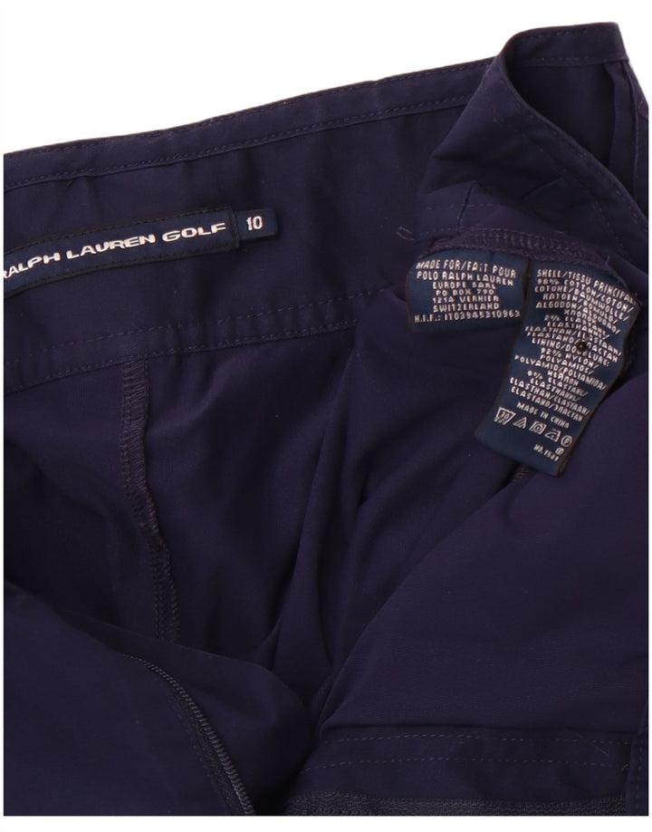 RALPH LAUREN Skort feminino US 10 grande algodão azul marinho