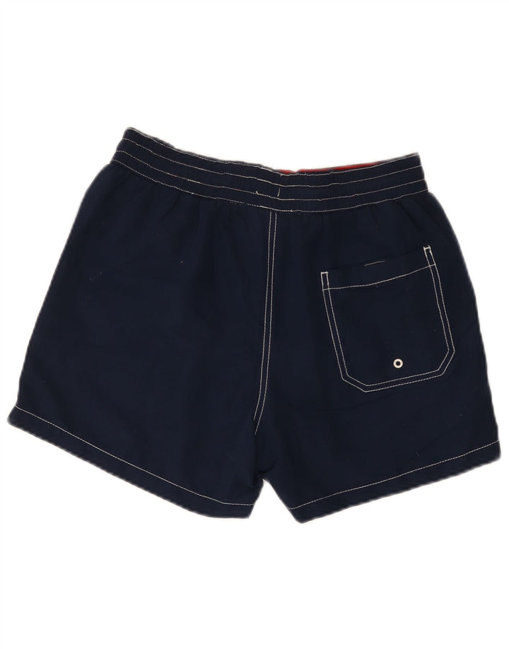Shorts de banho masculino Fila pequeno azul marinho poliéster