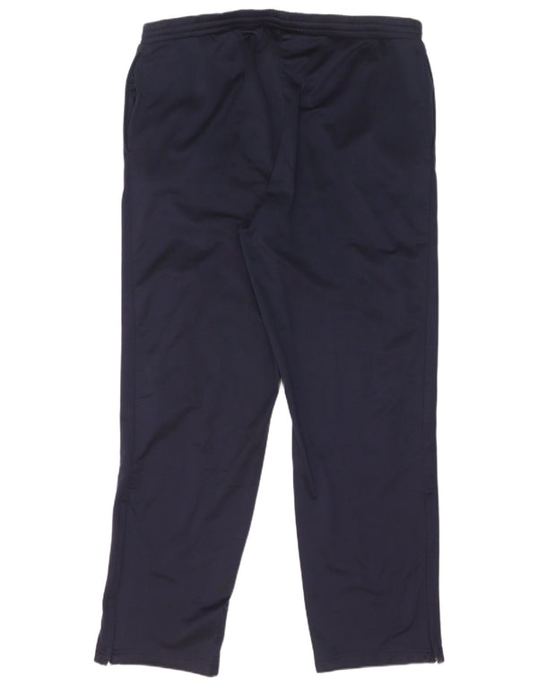 Calça de treino masculina Lotto UK 42/44 XL azul marinho colorblock poliéster
