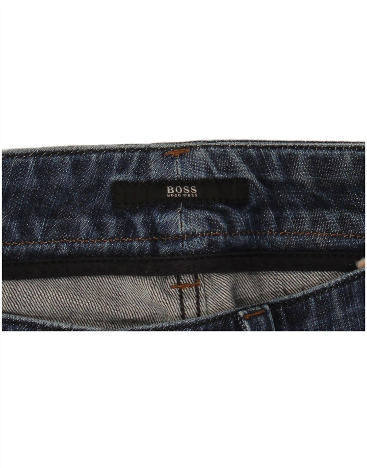 Hugo Boss Jeans Slim Feminino W37 L28 Azul Marinho