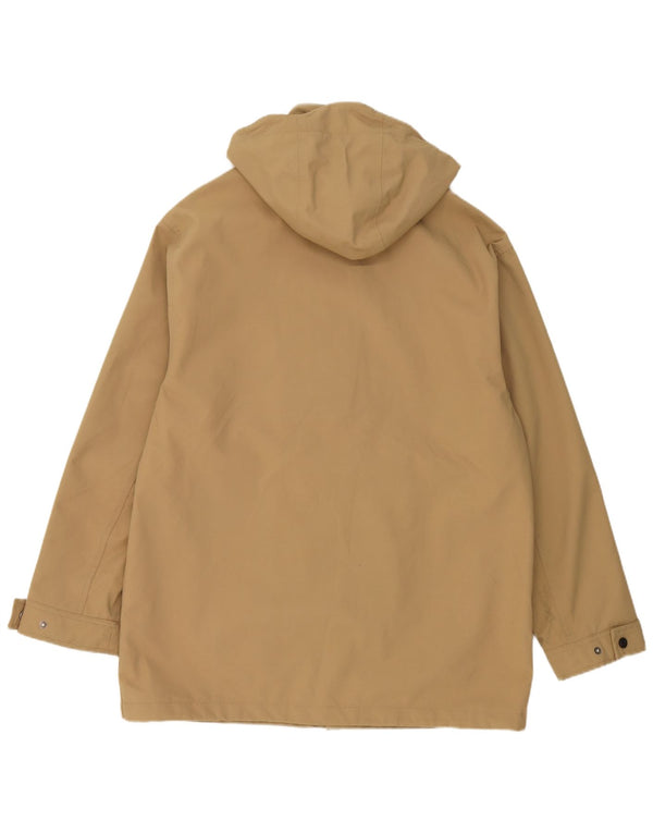 Jaqueta utilitária masculina Timberland com capuz UK 38 Nylon bege médio