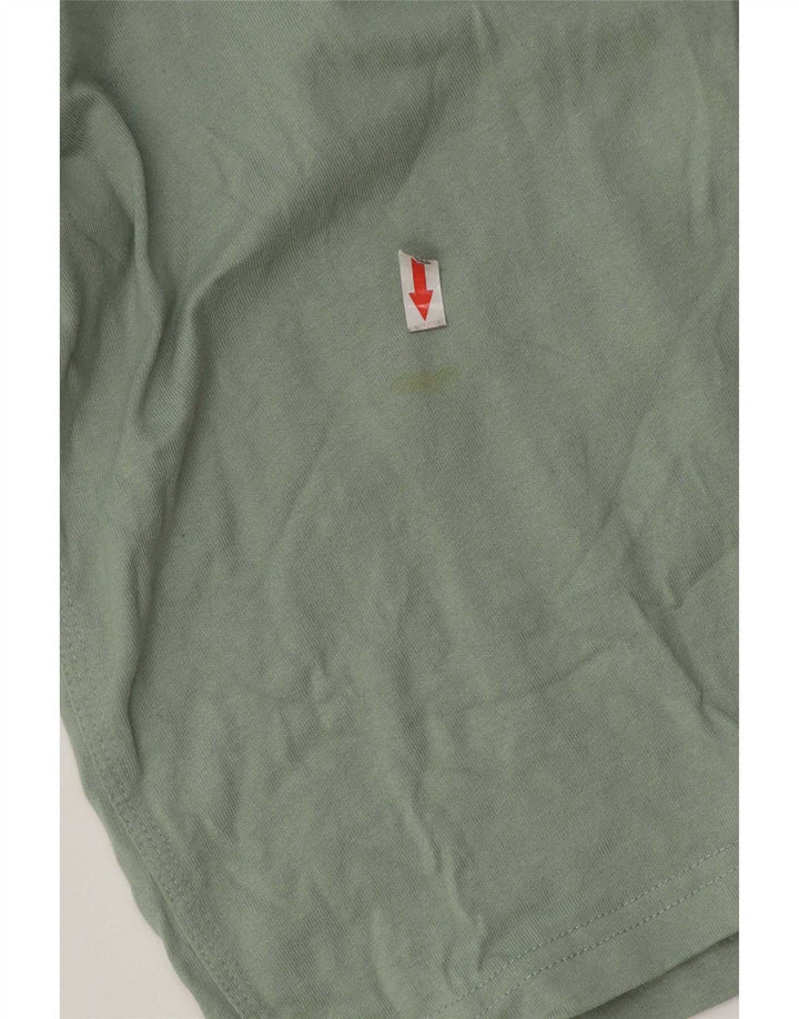 Carhartt Mens Top Manga Longa XL Verde Algodão