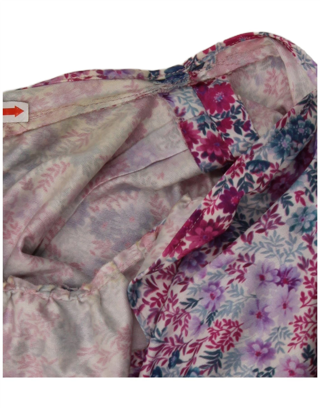 VINTAGE Womens A-Line Dress UK 14 Medium Multicoloured Floral