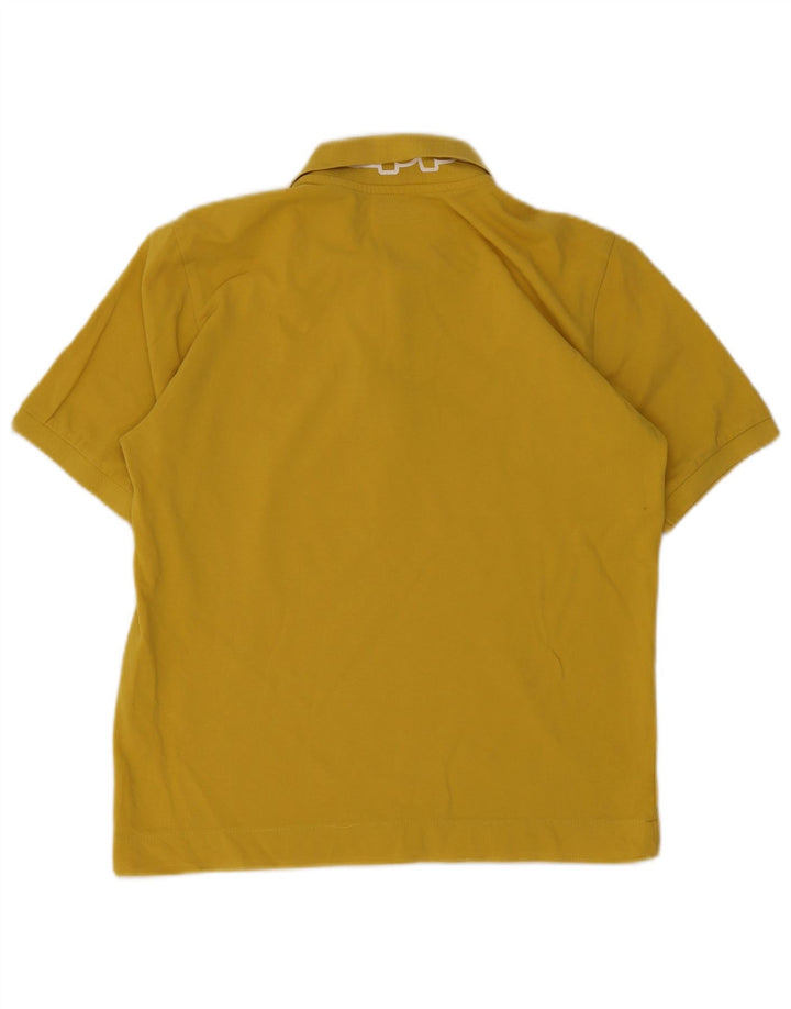 Camisa polo masculina Kappa médio amarelo