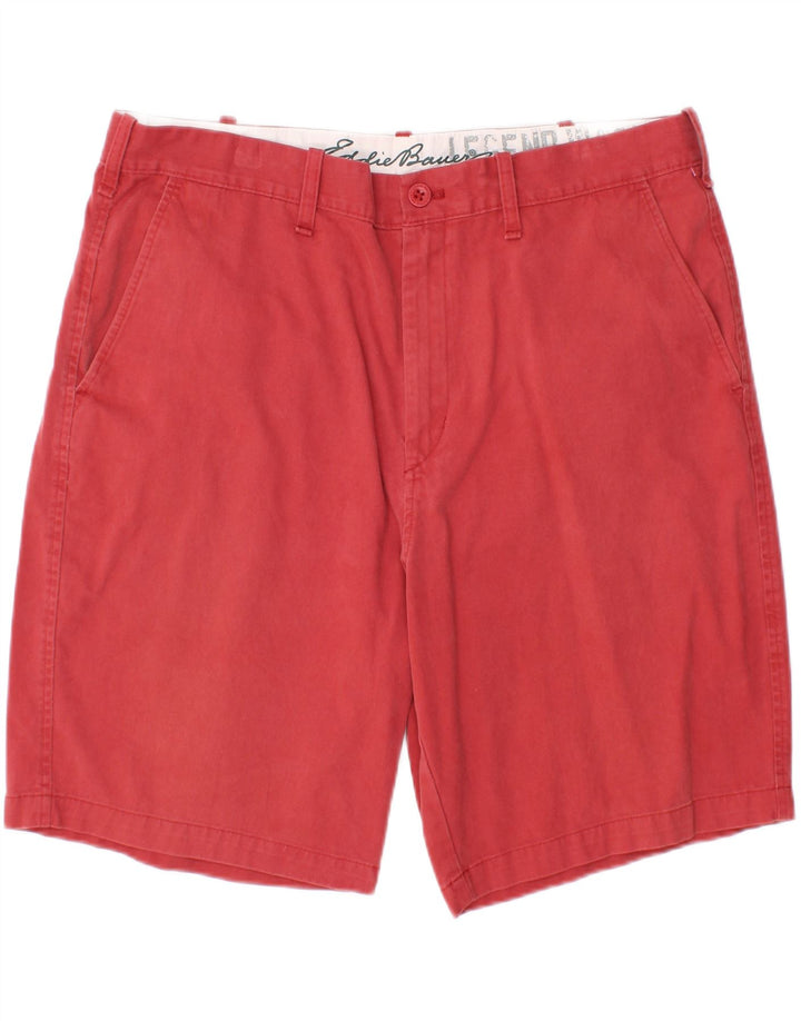 EDDIE BAUER Mens Chino Shorts W38 XL Red Cotton Vintage Eddie Bauer and Second-Hand Eddie Bauer from Messina Hembry 