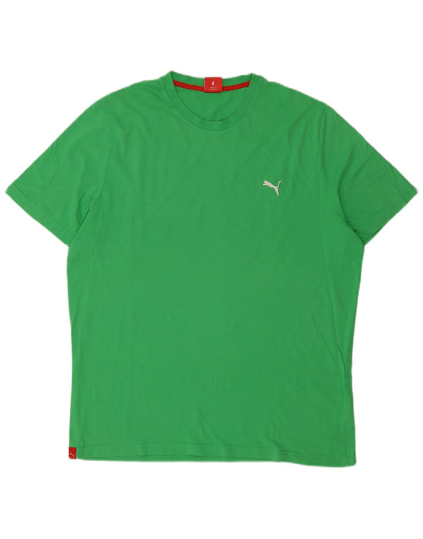 Camiseta masculina Puma Top 2XL algodão verde