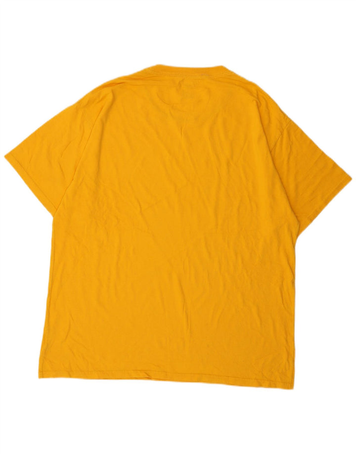 Camiseta masculina CHAMPION Top XL algodão amarelo