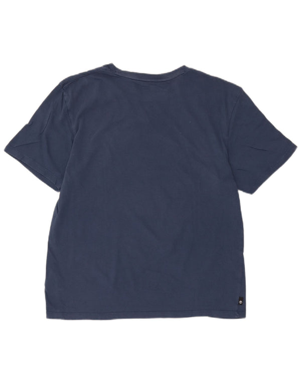 Camiseta masculina Timberland Regular Fit Graphic Top Médio Algodão Azul Marinho