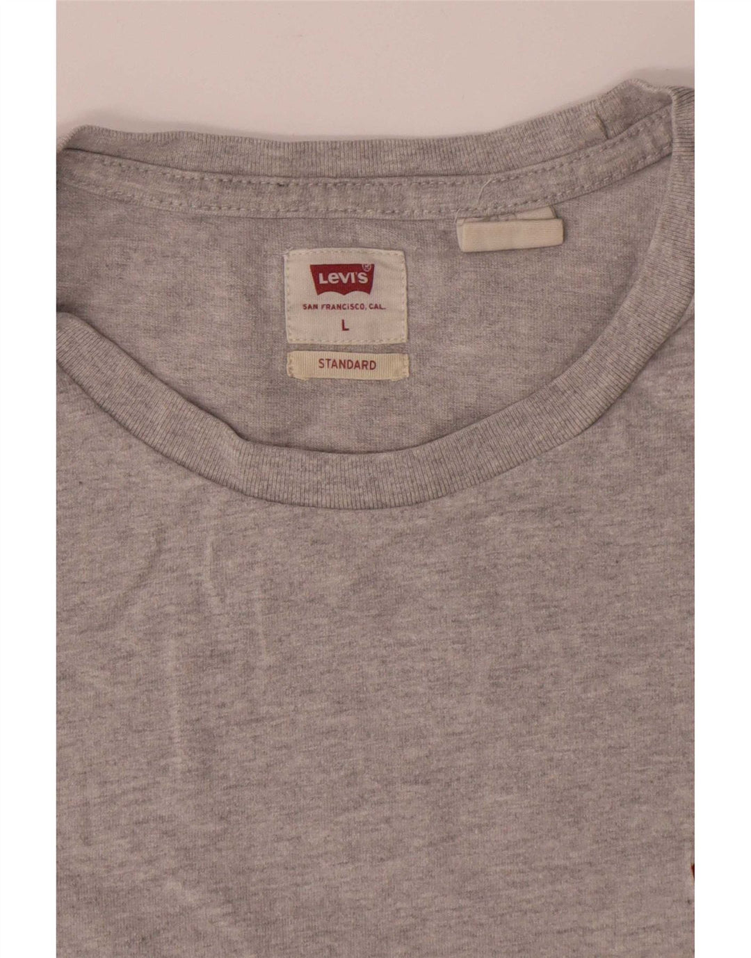Camiseta masculina padrão Levi's grande algodão cinza