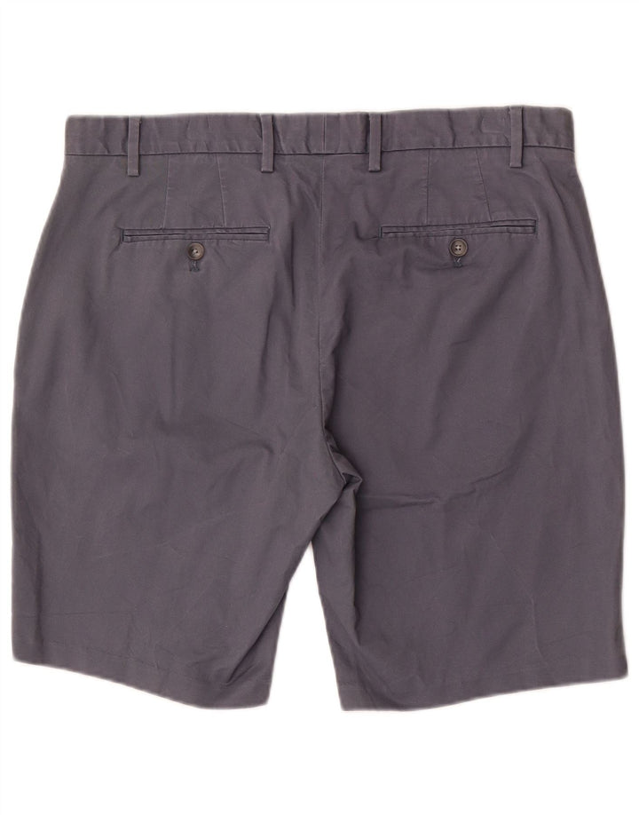 Shorts Chino Masculino Reiss W34 Grande Algodão Azul Marinho
