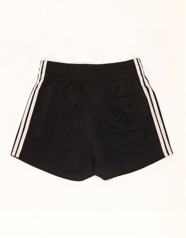 Shorts esportivos femininos Adidas UK 10 pequeno poliéster preto