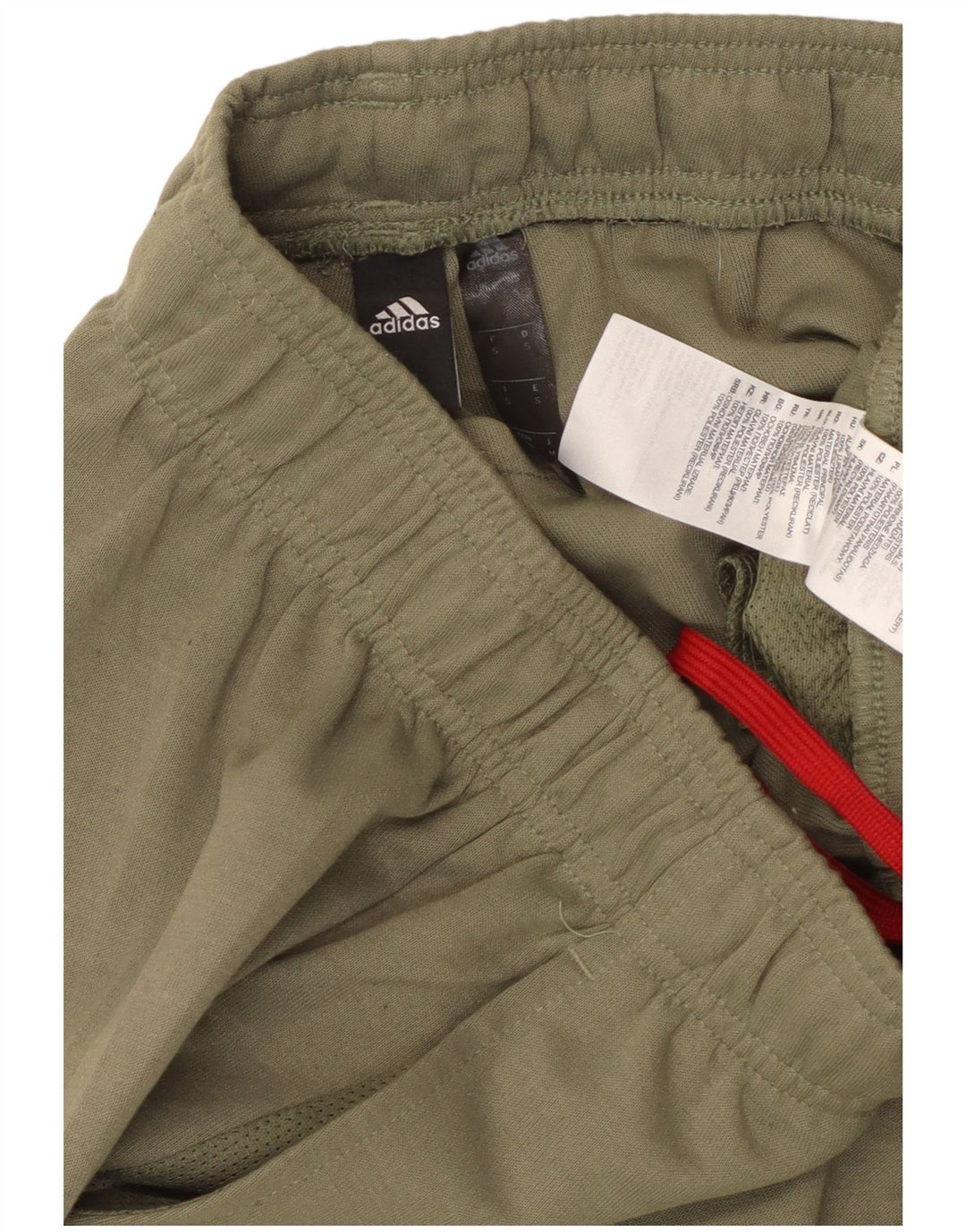 ADIDAS Mens Aeroready Calças de treino Joggers Pequenos Cáqui Poliéster