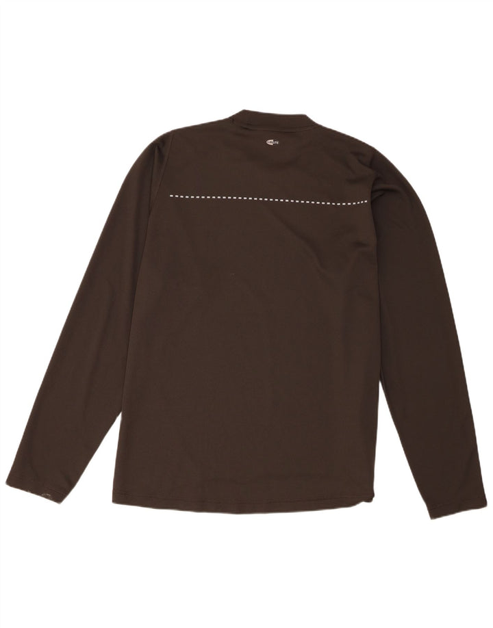 Adidas Mens Top Manga Longa XL Cáqui Poliéster
