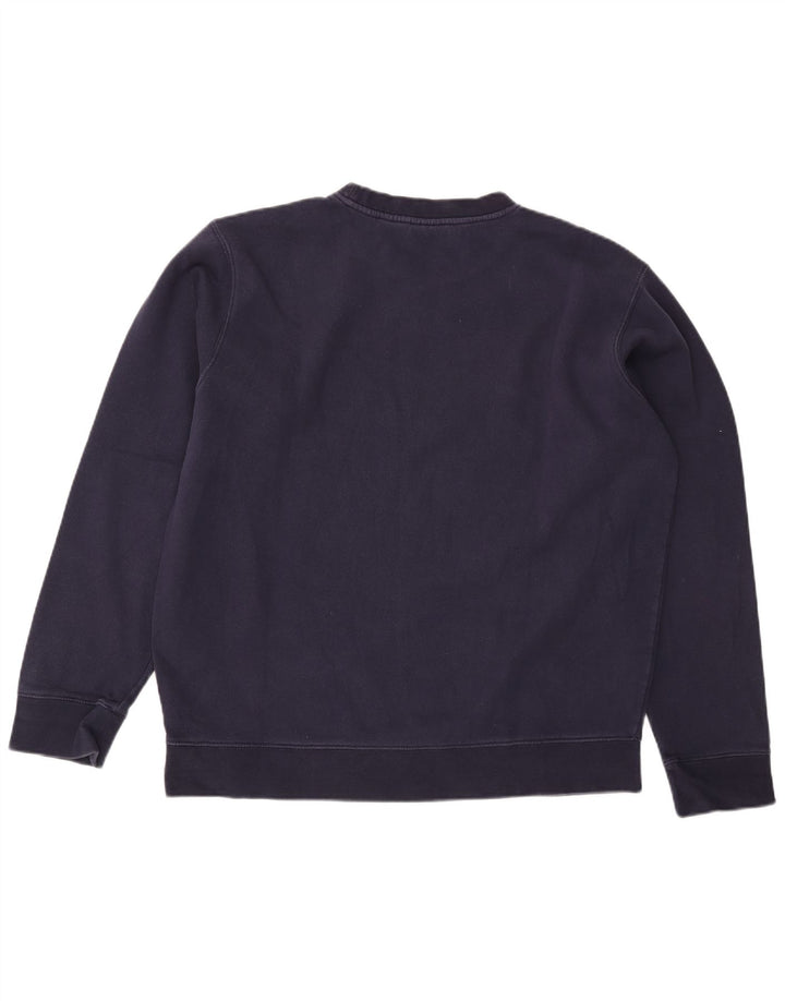 Fila moletom gráfico masculino jumper XL azul marinho algodão