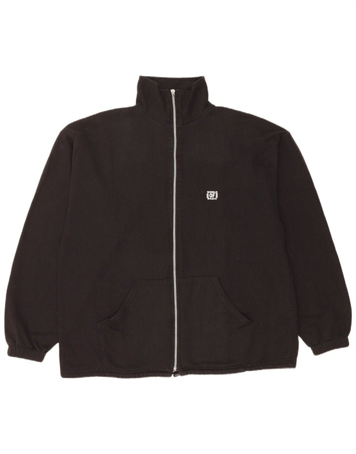 Casaco de treino masculino vintage XL preto