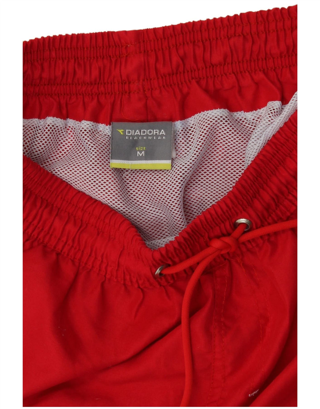 Diadora Mens Graphic Natação Shorts Médio Poliéster Vermelho