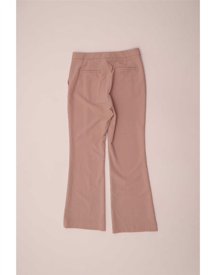 Terno feminino Zara com 2 botões e 2 peças Reino Unido 16 grande W32 L31 rosa poliéster