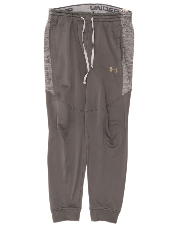 Under Armour Mens Cold Gear Calças de treino Joggers cinza médio