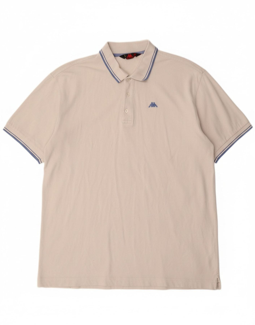 Camisa polo masculina KAPPA 2XL algodão branco
