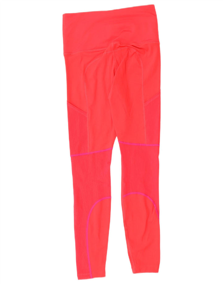 Leggings Nike Dri Fit Femininas UK 8 Pequenas Poliéster Vermelho
