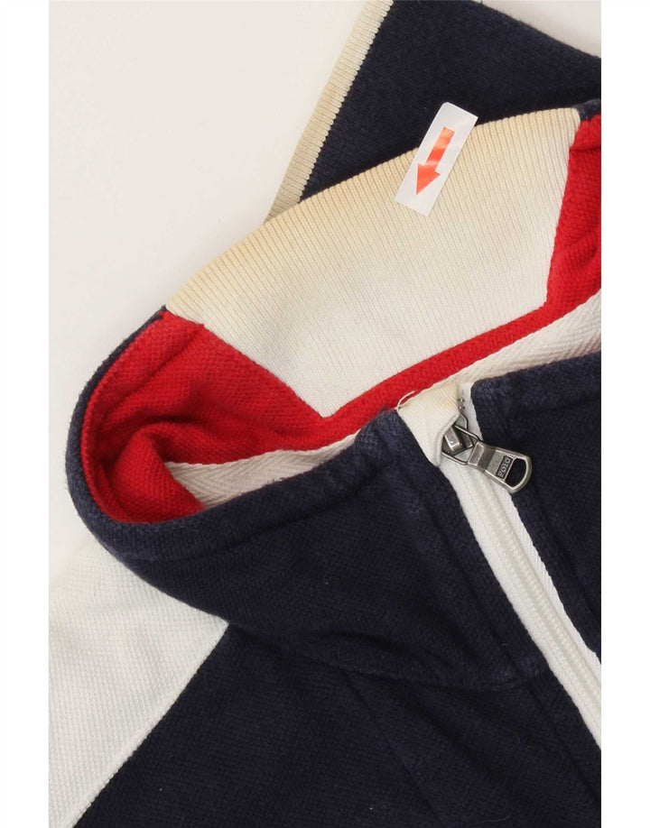 Polo Ralph Lauren Jaqueta masculina de agasalho médio azul marinho colorblock