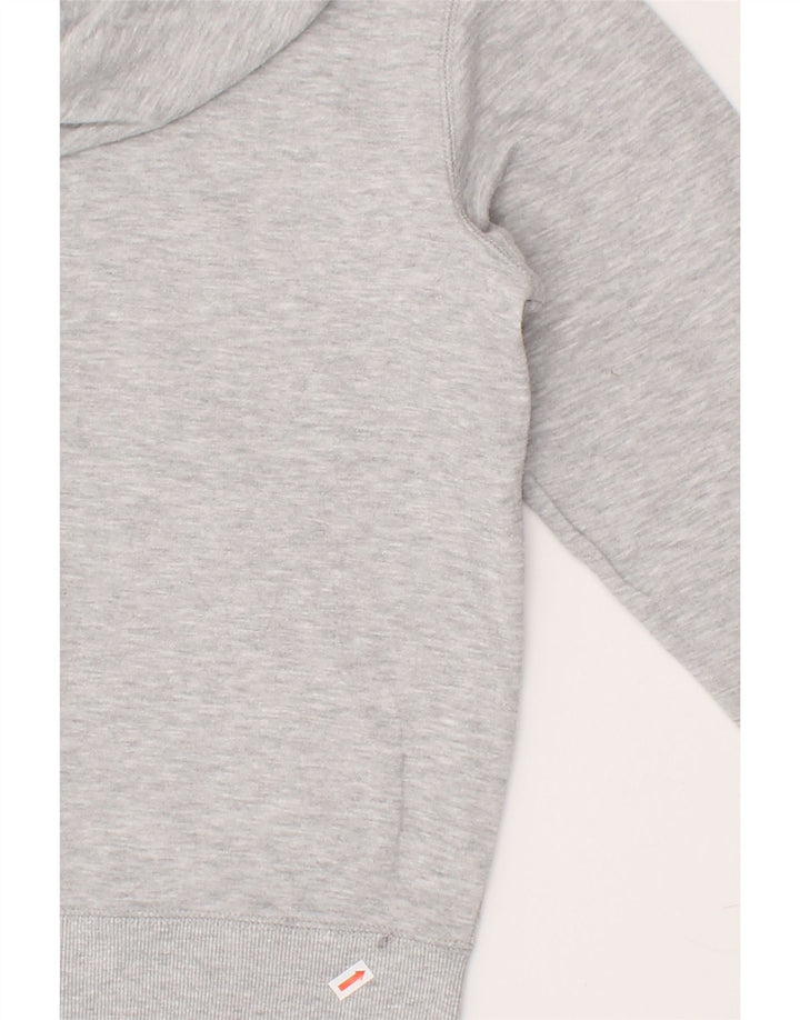 CHAMPION Womens Graphic Hoodie Jumper UK 18 XL Grey Cotton Vintage Champion and Second-Hand Champion from Messina Hembry 