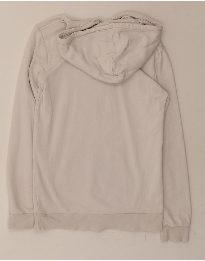 ADIDAS Mens Graphic Hoodie Jumper XS White Cotton Vintage Adidas and Second-Hand Adidas from Messina Hembry 