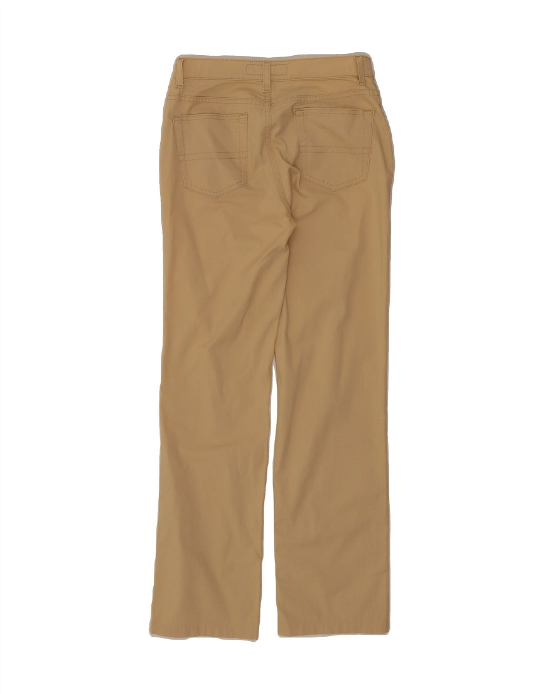 TRUSSARDI Womens Straight Casual Trousers W26 L28 Beige Cotton Vintage Trussardi and Second-Hand Trussardi from Messina Hembry 