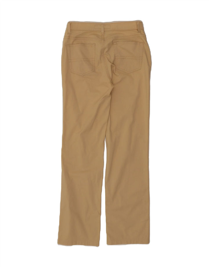 TRUSSARDI Womens Straight Casual Trousers W26 L28 Beige Cotton Vintage Trussardi and Second-Hand Trussardi from Messina Hembry 