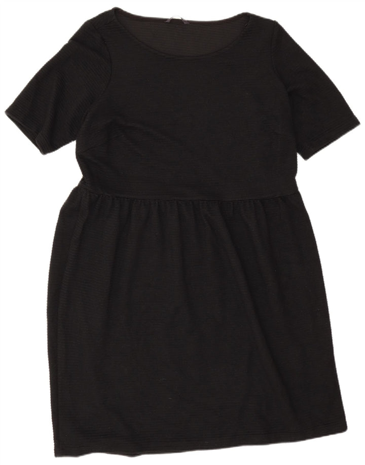 Vestido básico feminino Marks & Spencer Reino Unido 16 grande preto