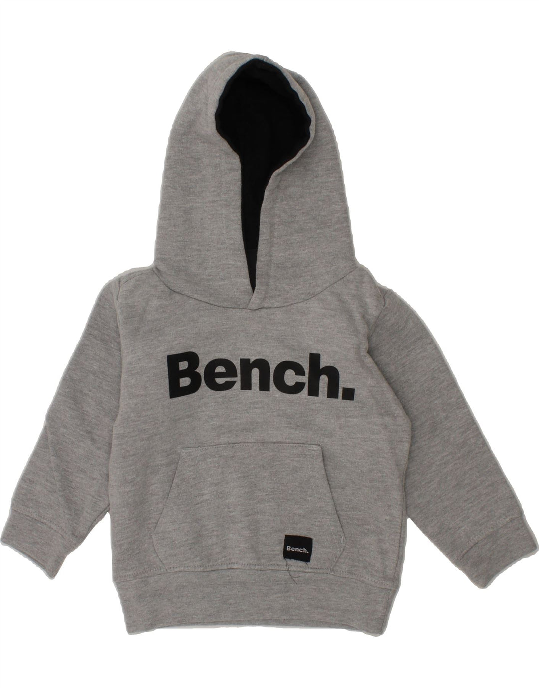BENCH Baby Boys Graphic Hoodie Jumper 12-18 Months Grey Cotton Vintage Bench and Second-Hand Bench from Messina Hembry 