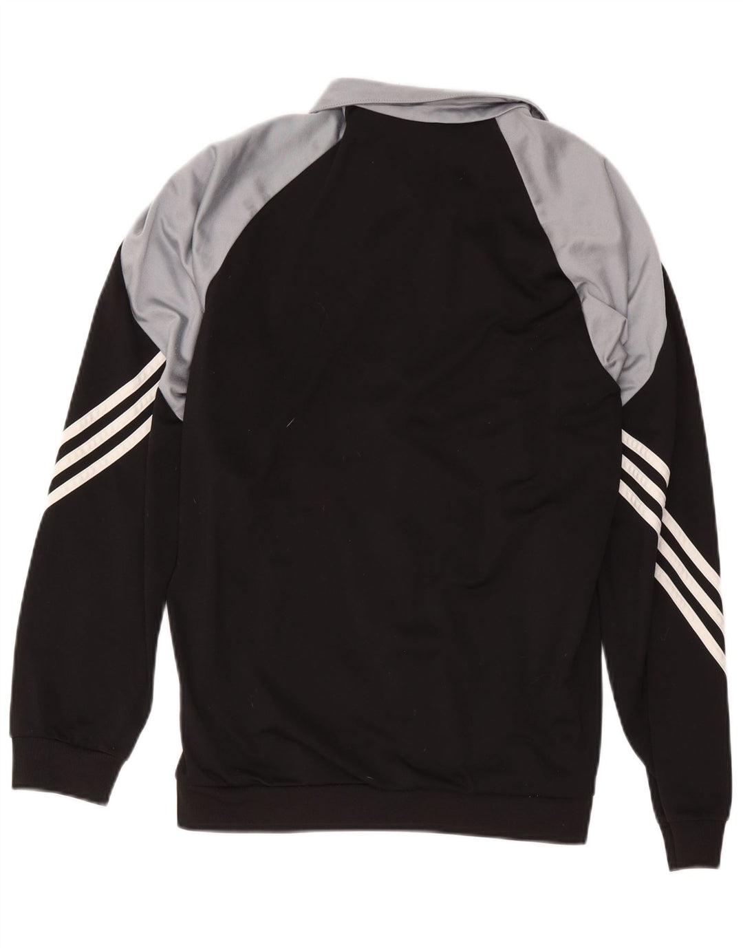 Adidas Mens Treino Top Jaqueta Médio Preto Colorblock Poliéster