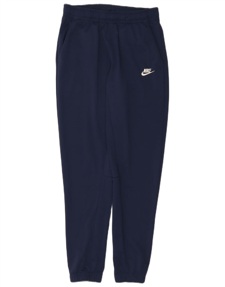 Nike Mens Treino Calças Joggers Pequeno Poliéster Azul Marinho