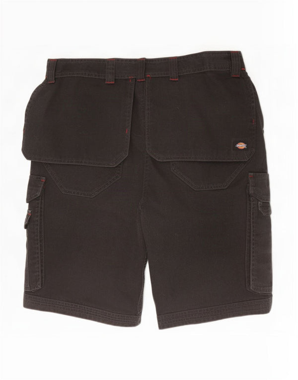 Shorts cargo masculino Dickies W34 grande poliéster preto