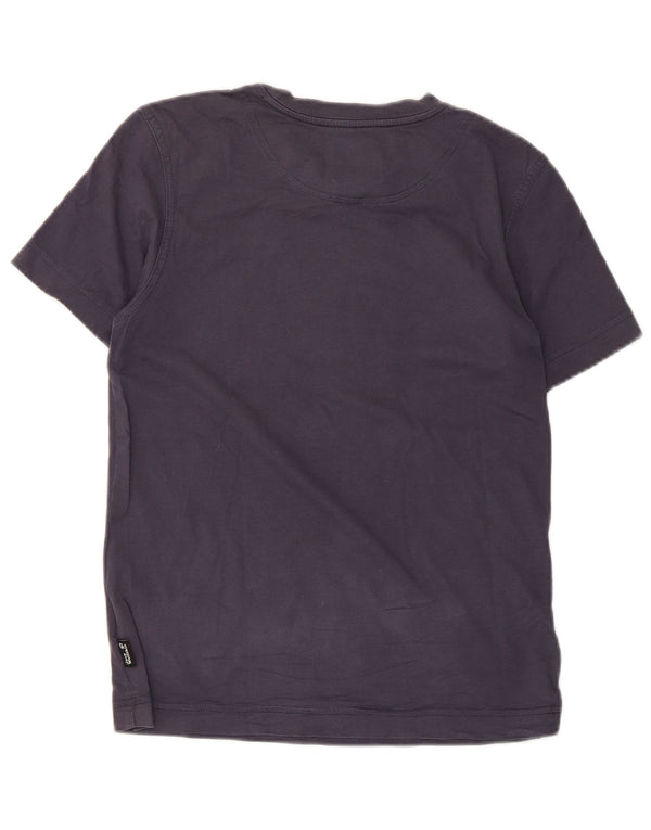 Camiseta gráfica Jack Wolfskin Boys 11-12 anos algodão azul marinho