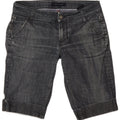 Bermuda jeans feminina Tommy Hilfiger W28 algodão azul médio